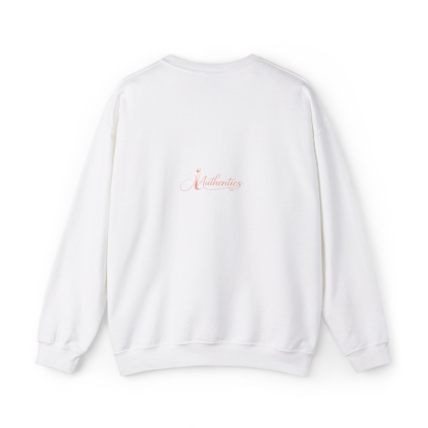 Authentic Crewneck Sweatshirt — "Authentic" Script Quote Cozy Pullover